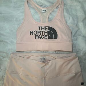 north face workout set